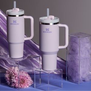 BNIB SOFT Matte 40 oz. Stanley Quencher H2O Flowstate Tumbler Orchid RARE
